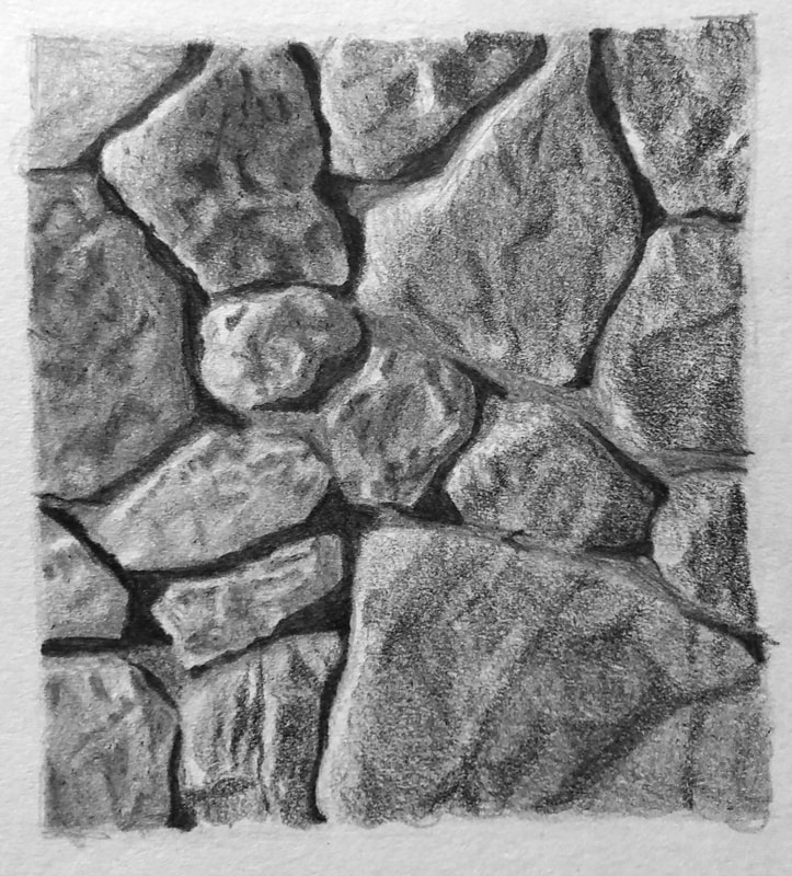 rock texture drawing